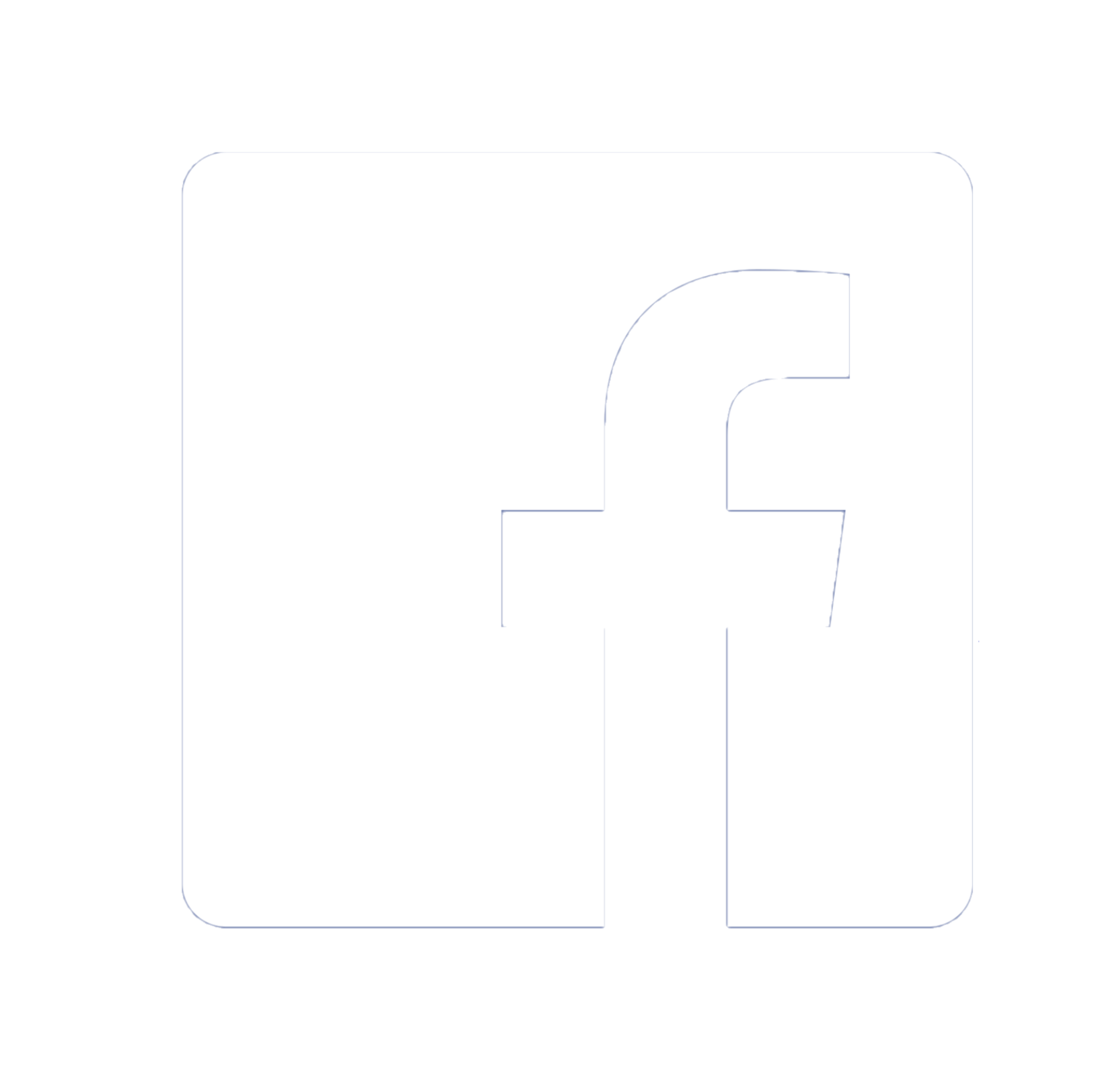 White Facebook logo.